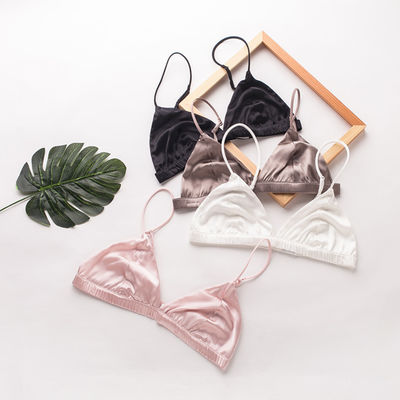 Cabrio Seksi Kadın Sütyen Intimates İpek Kablosuz Sütyen 32A 32B 32C Naylon Spandex