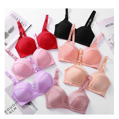 Çiçek Kablosuz Push Up Sütyen Tam Fincan 105cm Büstü Büyük Göğüslü Tel Ücretsiz