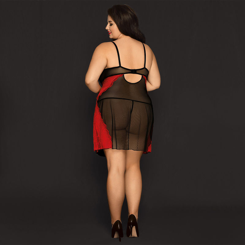 Uyku Transparan Dantelli Pijama Babydoll Chemise Pijama 70kg