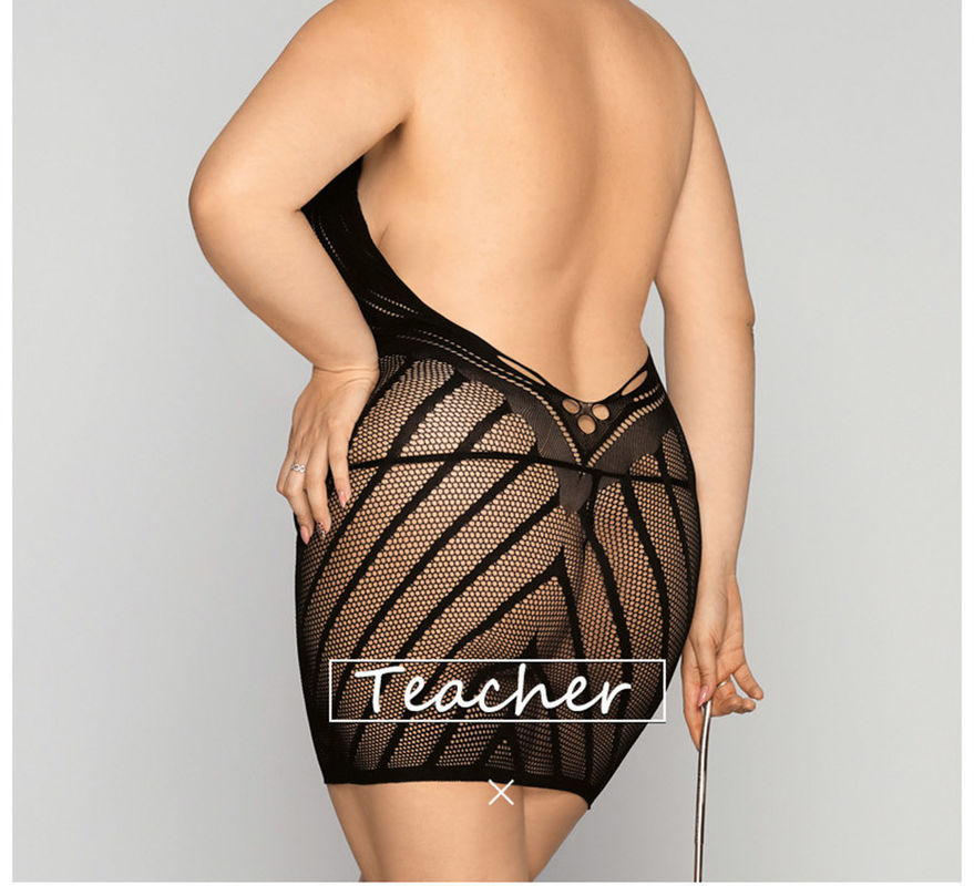 Öğretmen Okulu 95 cm Bel Seksi Cosplay Iç Çamaşırı M-XXL Dantel Tek Parça Bodysuit
