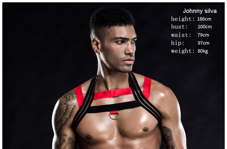 Naylon Kolsuz Erkek Sexy Lingeries Bodysuit 105cm Büstü Catsuit Rol Oynama