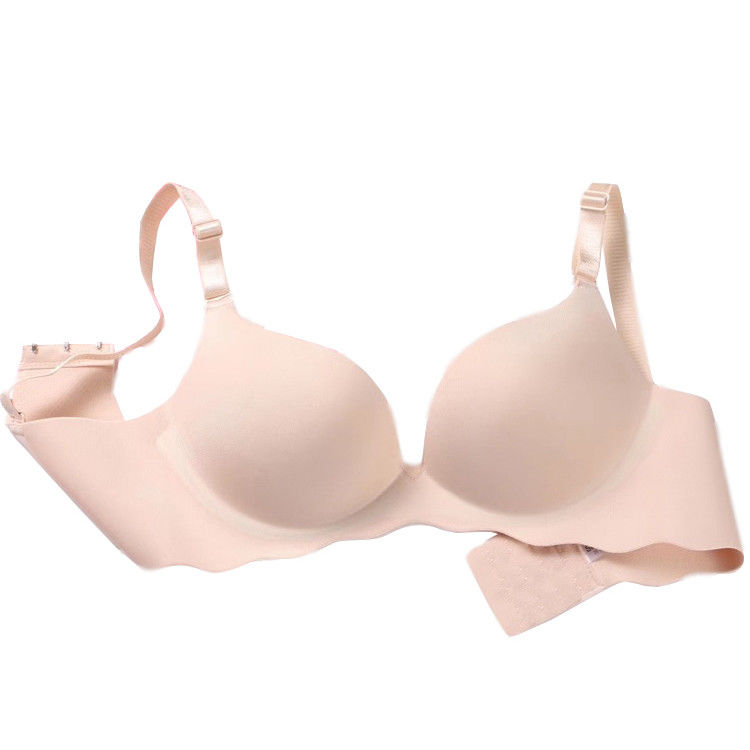 Antibakteriyel 38B 38C Seksi Kadın Sütyen Dikişsiz Kablosuz Sütyen Push Up
