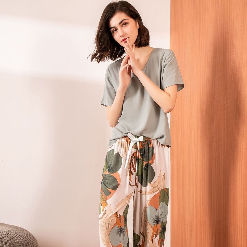 Bayanlar için 3XL Kadın Pijama Pijama 62cm XS 2XL İpek Gecelik Takım