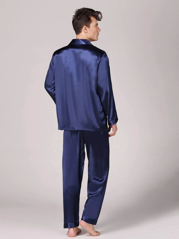 Setnotch Erkek Pijama İpek Sıcak Kış Erkek Pijama Pjs Lounge