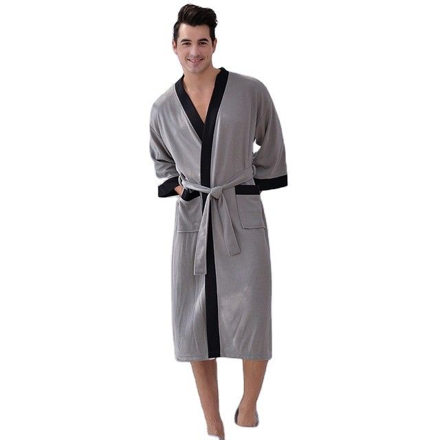 Bornoz Erkek Pijama Xl Xxl Erkek Sıcak Pijama Pantolon Polyester Elyaf