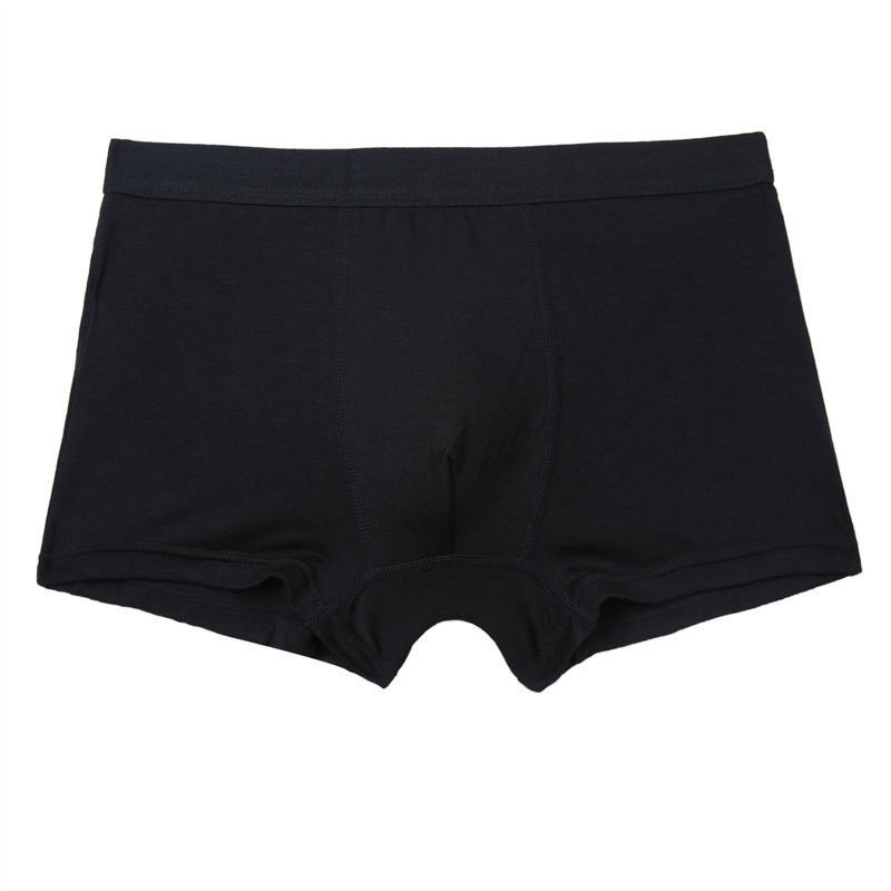 Siyah RTS Boxer Pamuklu Erkek İç Giyim 95 Pamuklu 5 Spandex İç Giyim