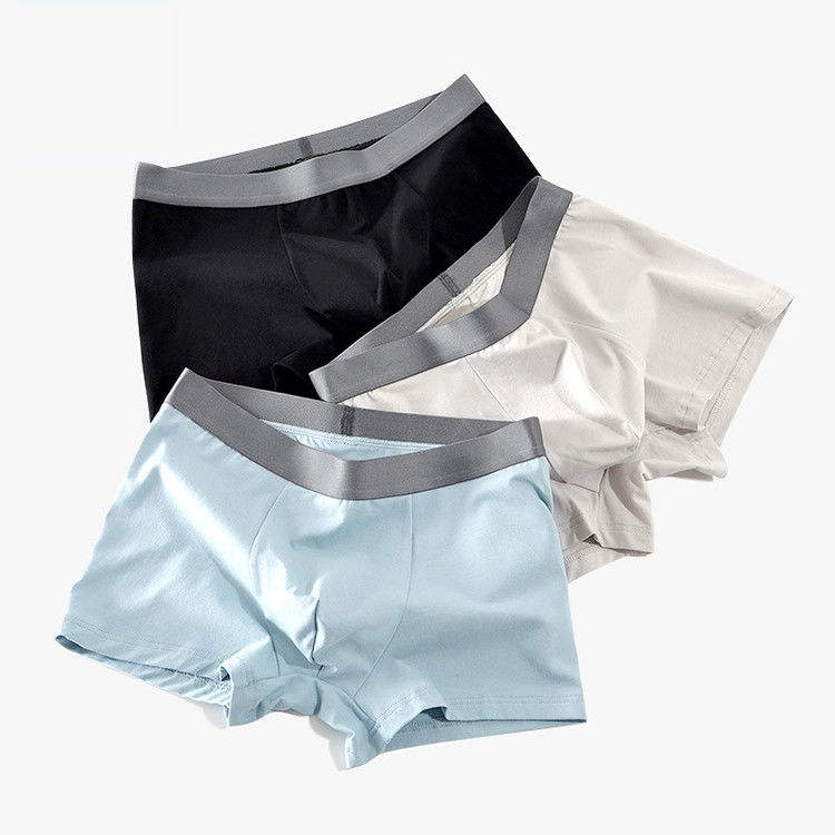 Yüksek Streç Seksi Erkek Boxer Külot Xxxxl Pamuk Spandex Boxer Külot Şort