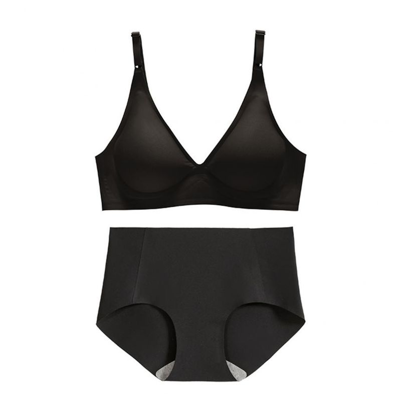 Dokuma Racerback Dikişsiz V Yaka Bralette Nervürlü 3/4 Fincan Push Up Sütyen
